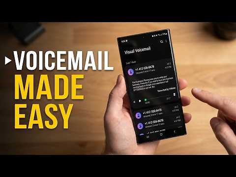 How to set up Visual Voicemail for the 1st time on Android phones