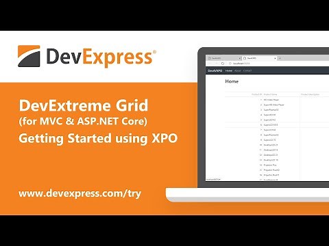 DevExtreme Grid for ASP.NET Core: Getting Started with XPO