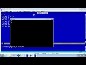QBasic Tutorial 2 - Printing Math - QB64