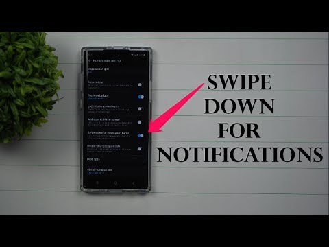 Quick & Easy Access To Notification Panel - Swipe Down