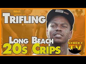 Trifling from Long Beach Rollin 20s Crips in his Crazy Hood
