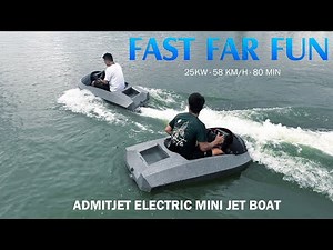 Pure Water Fun: Electric Mini Jet Boat Launches on Kickstarter #aquakarts #minijetboat #waterkart