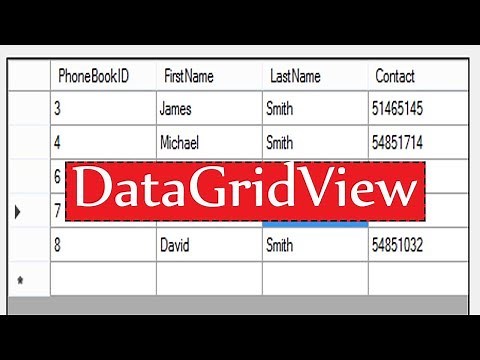 How to Display Database Table in C# Datagridview