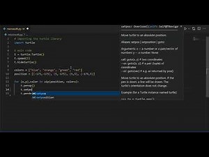 Microsoft Logo using Python Turtle