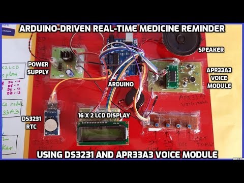 Arduino-Based Smart Medicine Reminder System Using DS3231 RTC and APR33A3 Voice Alert Module
