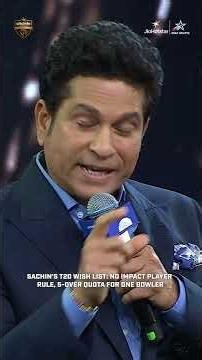 Master's wishlist: Sachin Tendulkar on T20 cricket's future | #CricinfoHonours