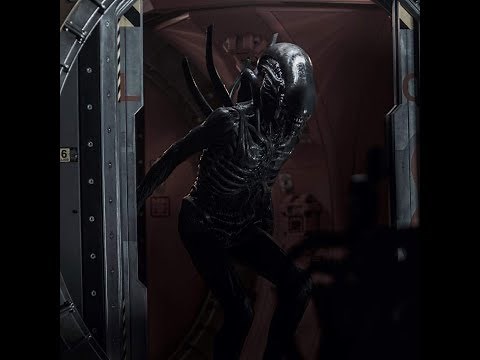 Alien Covenant All Xenomorph Scenes (Hunting)