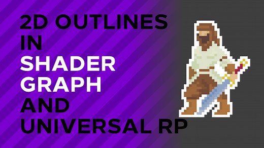 2D Outlines in Shader Graph and URP