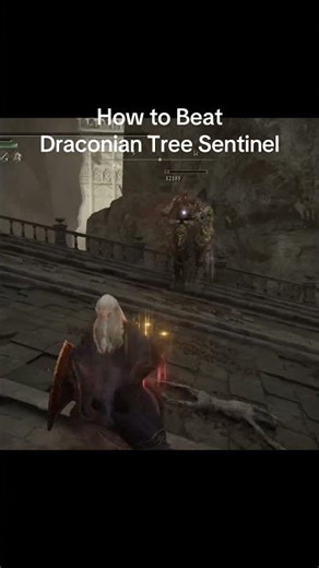 How To Beat the Draconian Tree Sentinel #eldenring #darksouls #eldenringgameplay