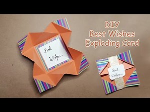 Exploding Card Box Tutorial | DIY Exploding Card
