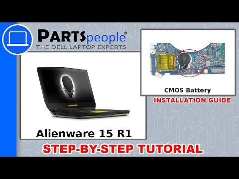 Dell Alienware 15 R1 (P42F001) CMOS Battery How-To Video Tutorial