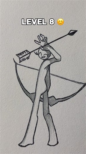 How to Draw Stickman in Different Levels Part 43 ✨