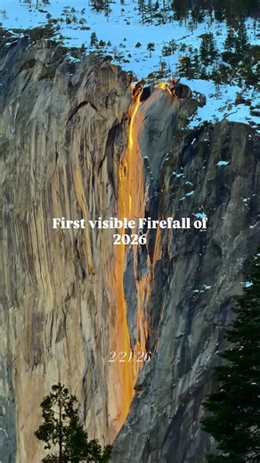 Witnessing the First Firefall of the Year in Yosemite