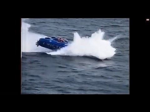 CRASH COMPILATION OFFSHORE POWERBOAT, CRASH,SUBMERGED,FIRE
