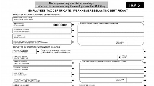 IRP5 form: everything you need to know including the pdf download link