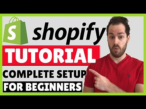 Shopify Tutorial For Beginners 2023 - Shopify Website Design Step By Step