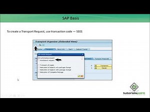 SAP Basis - Transport Requests