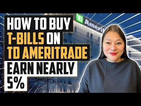 How To Buy T-Bills At TD Ameritrade | STEP-BY-STEP TUTORIAL