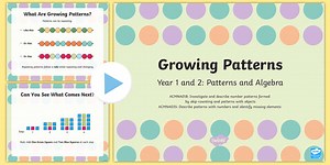 Growing Patterns Lesson Grades 1-2 PowerPoint