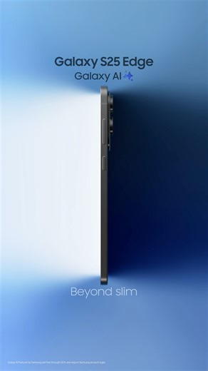 It’s finally here! Samsung Galaxy S25 Edge is the slimmest and lightest S Series phone yet. You’ll want to show off this sleek, super-slim design that slips easily into your pocket or bag without bulking things up. Buy now for $999, that’s $100 off. Or just $15 down and $41/month with EasyPay. | Consumer Cellular