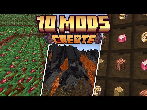10 Mods You NEED For Minecraft Create Mod