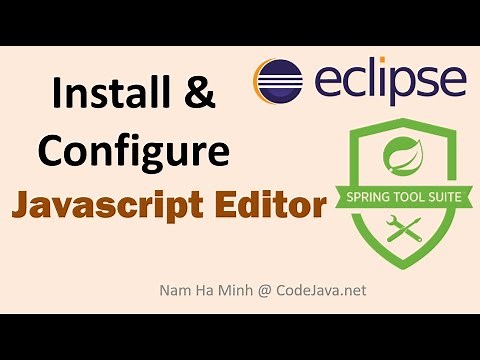 How to Install Javascript Editor in Eclipse and STS