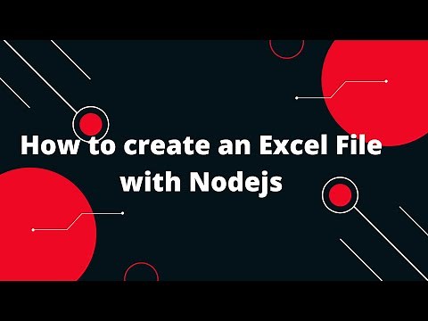 🚀 How to create an Excel File with Nodejs Easy Steps! 💡
