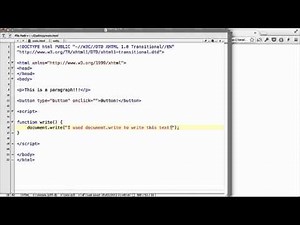 JavaScript - 24. document.write