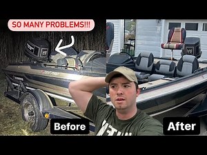 Can I Fix this Abandoned Bass Boat and Turn a Profit in Under 20 Minutes?