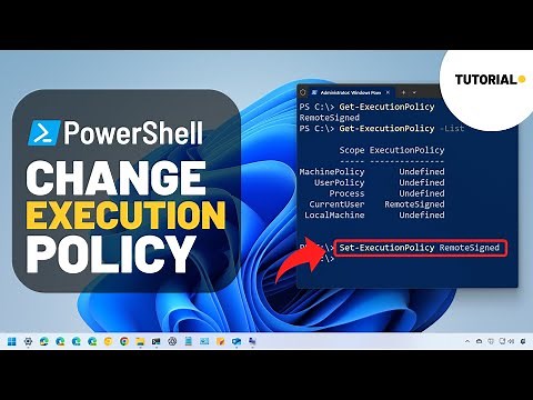 Windows 11: Change PowerShell execution policy to run scripts on your PC ✅Works in 2025