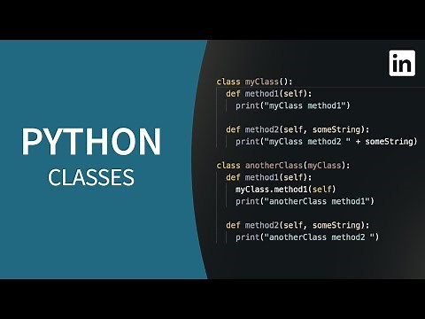 Python Tutorial - CLASSES for object-oriented programming