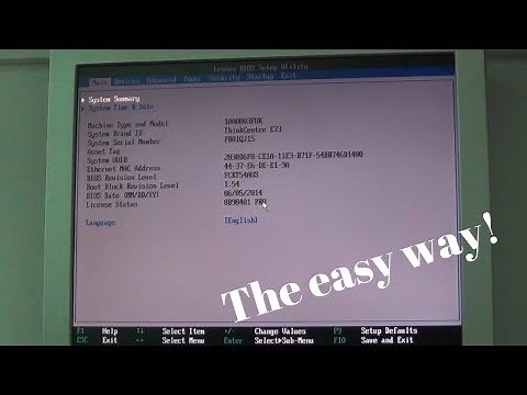 How to enter the BIOS on most Lenovo ThinkCentre desktops - The easy way!