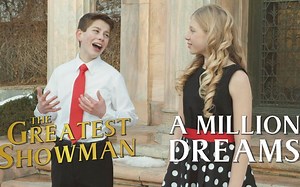 Micah Harmon & Lyza Bull (USA) - A Million Dreams【2018|马戏之王|翻唱|童声】