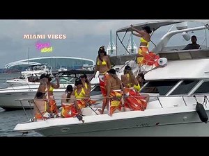 Colombian Girls Boat Party I Miami Boat Vibes