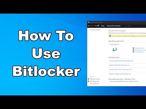 How To Encrypt Your Drives Using Bitlocker | Microsoft Windows Encryption | Quick & Easy Guide
