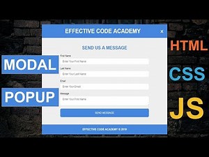Modal Popup Javascript
