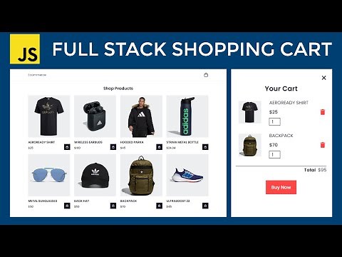Create a Ecommerce Website Using HTML CSS And JavaScript - JavaScript Working Shopping Cart
