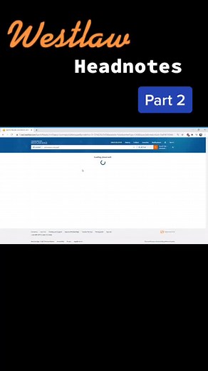 Westlaw Headnotes identify every point of law to help you quickly understand the case #westlaw #lawschool #lawschooltips #lawstudent #lawschoolcheck