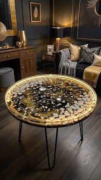 AMAZING DIY Epoxy Resin Table Pour! 🔥😻