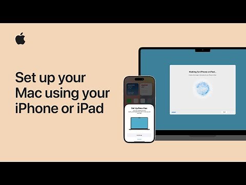 How to set up your Mac using your iPhone or iPad | Apple Support