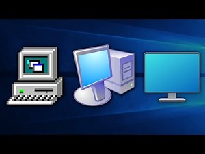 Windows Icon Evolution: My Computer