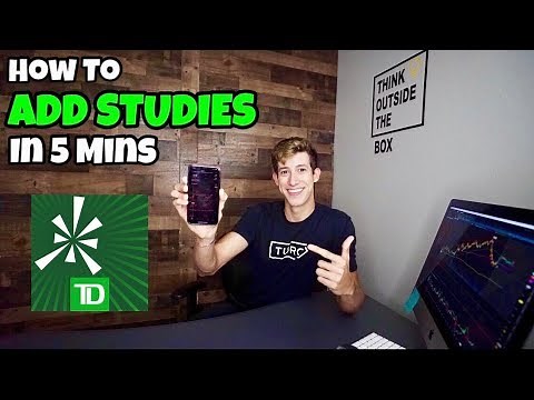 How To Add Studies On The TD Ameritrade ThinkOrSwim Trader APP In 5 Mins