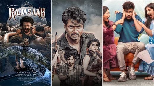 OTT releases this week (Feb 2-Feb 8) on Netflix, Prime Video, others: The Raja Saab, Parasakthi, Nari Nari Naduma Murari and more