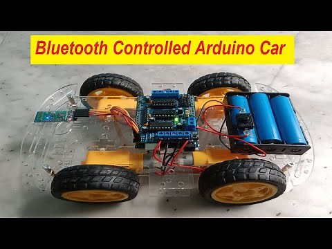 Bluetooth Controlled Car using Arduino | 4 Wheel Drive | DIY Arduino Project