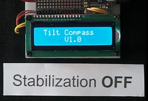 This compass reads the correct heading even when tilted | Arduino Blog