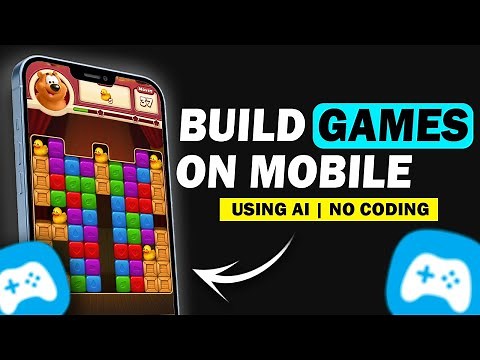 Create Mobile Games Using AI in 2025 – No Coding Needed! 💡 Make, Launch & Earn Fast!