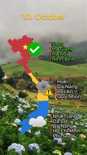 Vietnam's weather by month 🥰 | Vietnam Travel Agency in the North