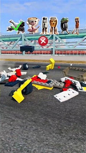 Italian Brainrot Funk vs Jump Challenge - BeamNG.Drive #italianbrainrot