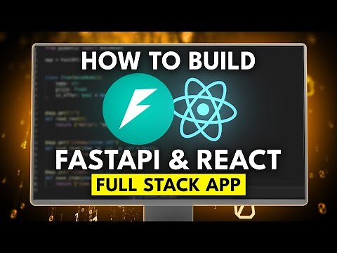 How To Build a FastAPI & React Full Stack App | Clerk, Databases, LLMs & More