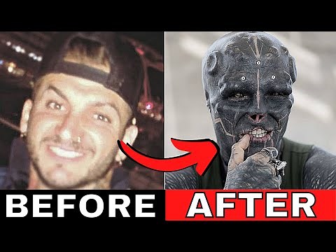 The Black Alien Project | Man Transforms Himself Into Alien